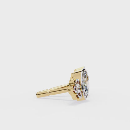 Marquise Studs.