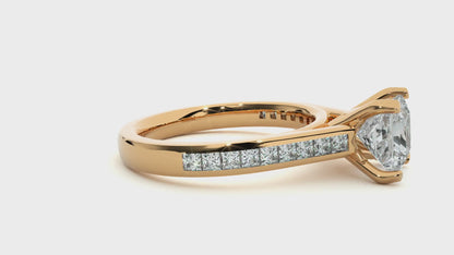 Princess Cut Solitaire Engagement Ring