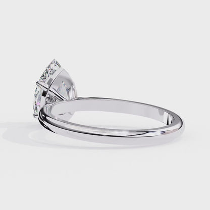 0.50 ct Solitaire Pear Ring.