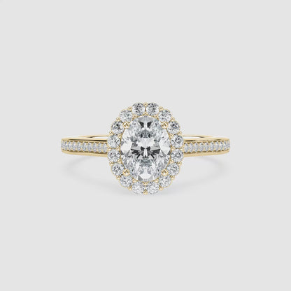 Oval Vintage Engagement Ring