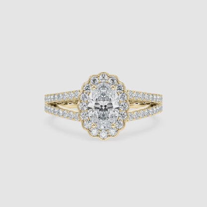 Magnolia Antique Engagement Ring