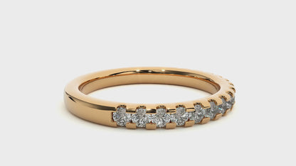 Thin Half Eternity Band