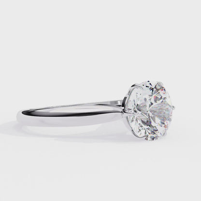 1.00 ct Solitaire Round Ring.