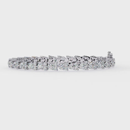 3 Round Tennis Bracelet